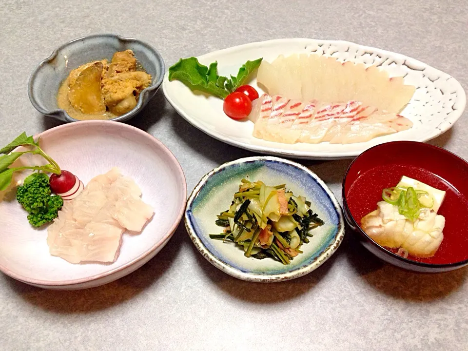 Snapdishの料理写真:クリスマスだけど 和食な晩ご飯|Orie Uekiさん