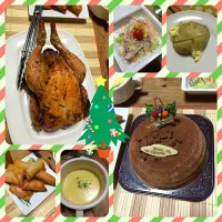 Snapdishの料理写真:クリスマスパーティー*\(^o^)/*|f.miwaさん