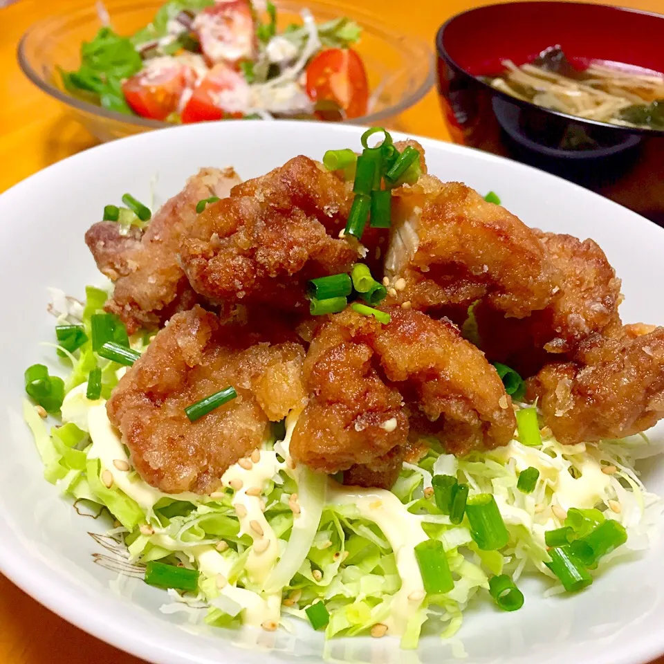 ザンギ丼|カウンター嬢さん