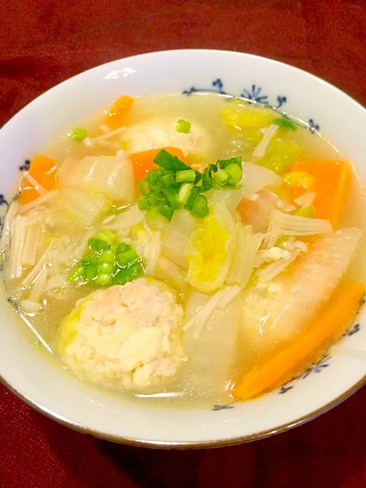 maichyoさんの料理 豆腐入り肉団子と春雨のスープ  を鶏挽肉で作りました！|まるまさん