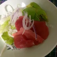 Snapdishの料理写真:マグロアボカド|Yuuki Yukiさん