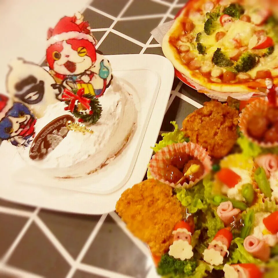 Snapdishの料理写真:妖怪ｳｵｯﾁ♪ｸﾘｽﾏｽｹｰｷ☆|junkoさん