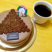 クリスマスケーキと珈琲|megさん