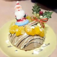 メロンパンクリスマスケーキ|ゆみえさん