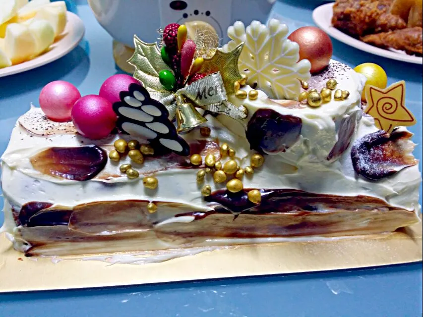 Triple choc Xmas Log Cake - St Regis|🌷lynnlicious🌷さん