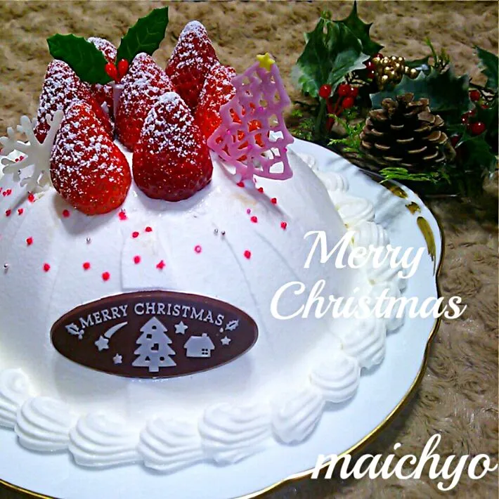 Snapdishの料理写真:クリスマスケーキ|maichyoさん