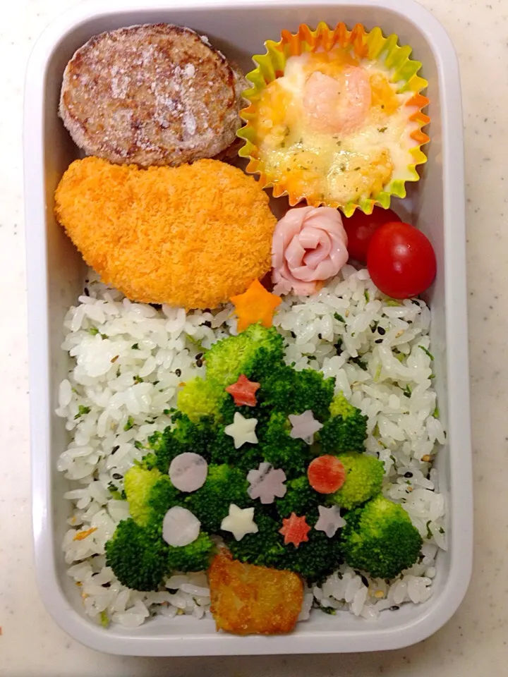 息子のお弁当 2014.12.25|Ｌｅｈｕａさん