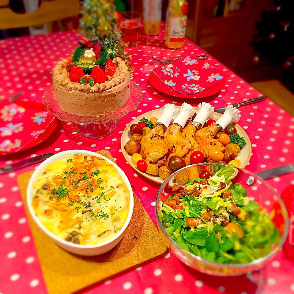 昭和の懐かしい雰囲気のクリスマス料理を作りました。|ちづるさん