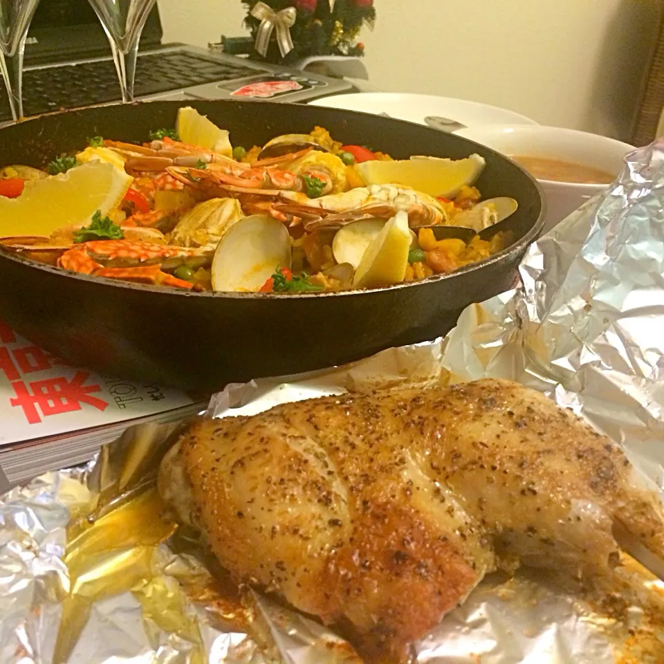 Herb Chicken and Paella|Kath Kanekoさん