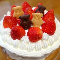 苺の生クリームケーキ|ユーリマンさん