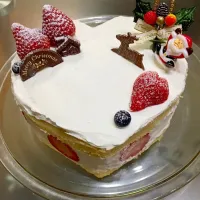 ハートのXmasケーキ❤️|MiZuKiさん