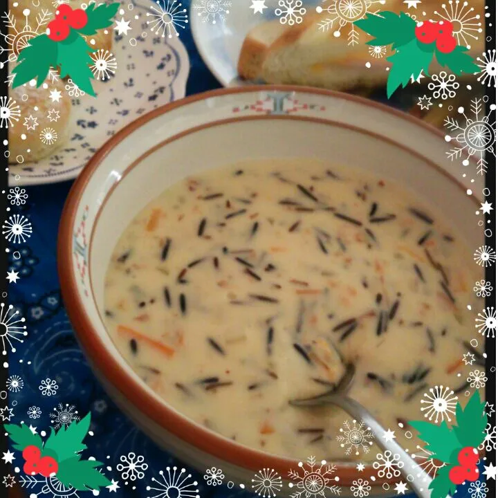 Snapdishの料理写真:wild rice soup #Wild Rice #soup|chiecoさん