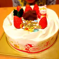 Simple Christmas cake 🎄🎅🎁🎂✨|jasさん