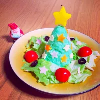 Snapdishの料理写真:ポテサラXmas☆|YuRi♥︎さん