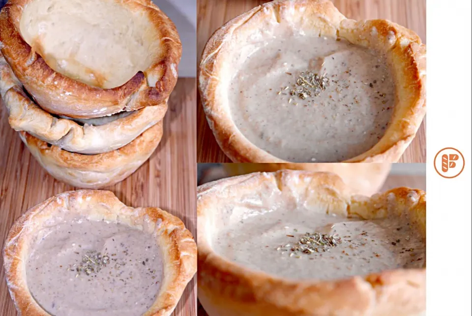 Mushroom Soup in Bread Bowl|Daniel Limさん