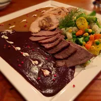 Drunken Duck Christmas dinner|アニさんさん