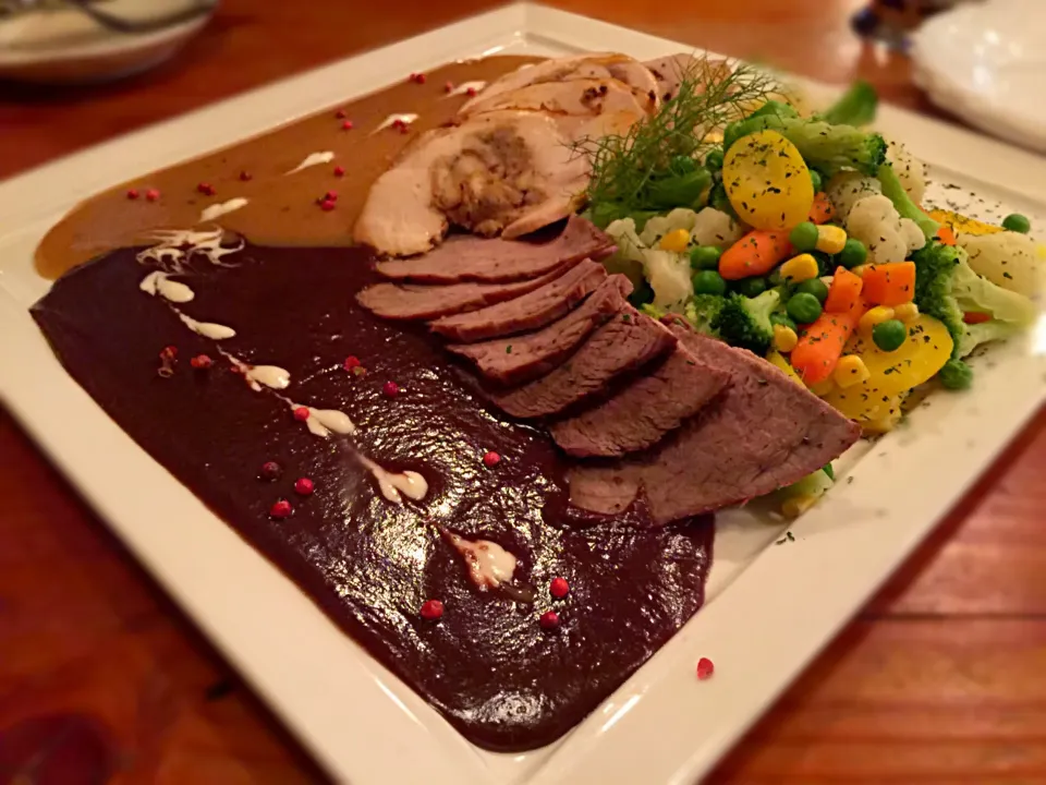 Drunken Duck Christmas dinner|アニさんさん