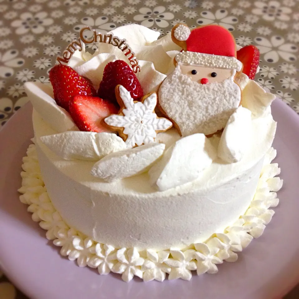 Snapdishの料理写真:クリスマスケーキ♫|ありかさん