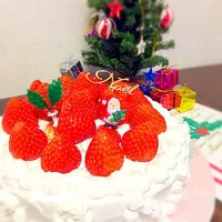 娘デコ担Xmasケーキ|acoさん