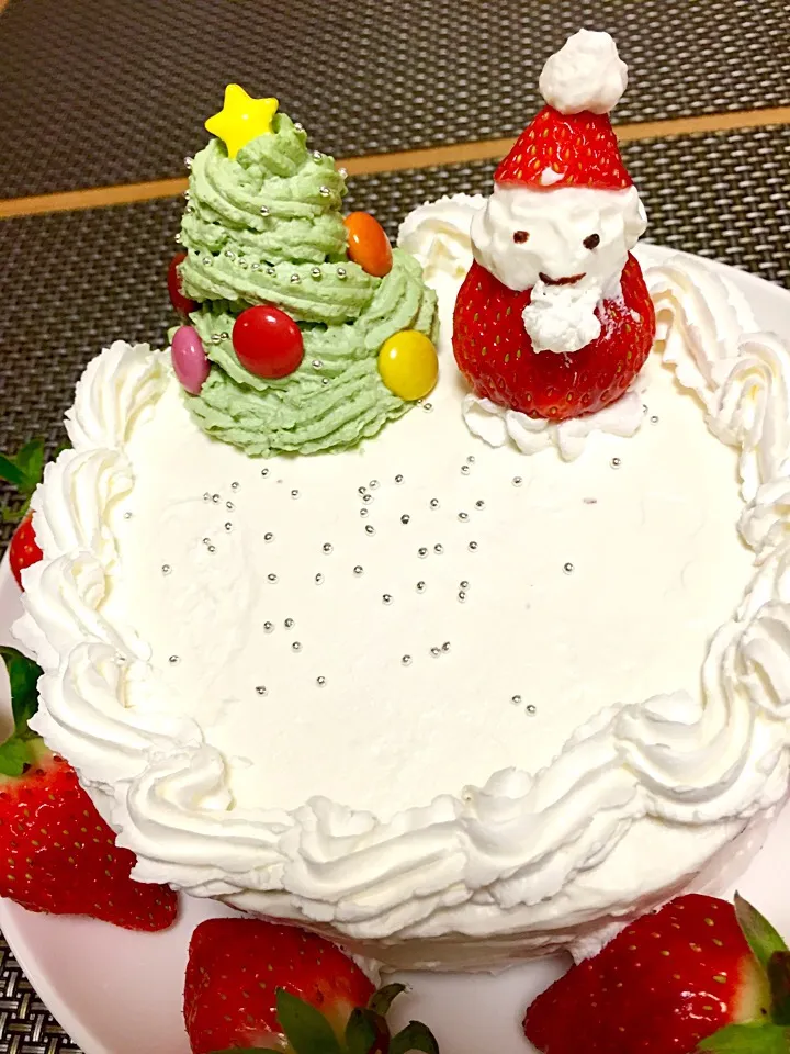 Snapdishの料理写真:クリスマスケーキ|ももさん