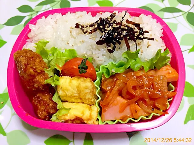 あたしのお弁当〜2014.12.26|こんぺいとうさん