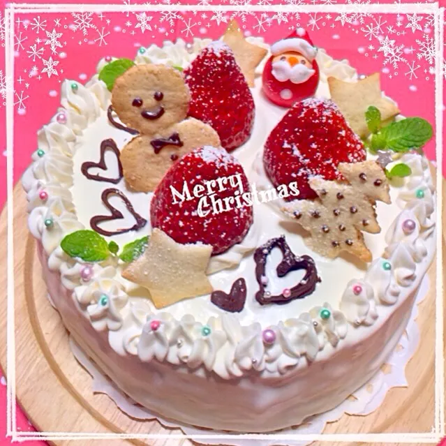 Snapdishの料理写真:⭐️クリスマスケーキ⭐️|あいママさん