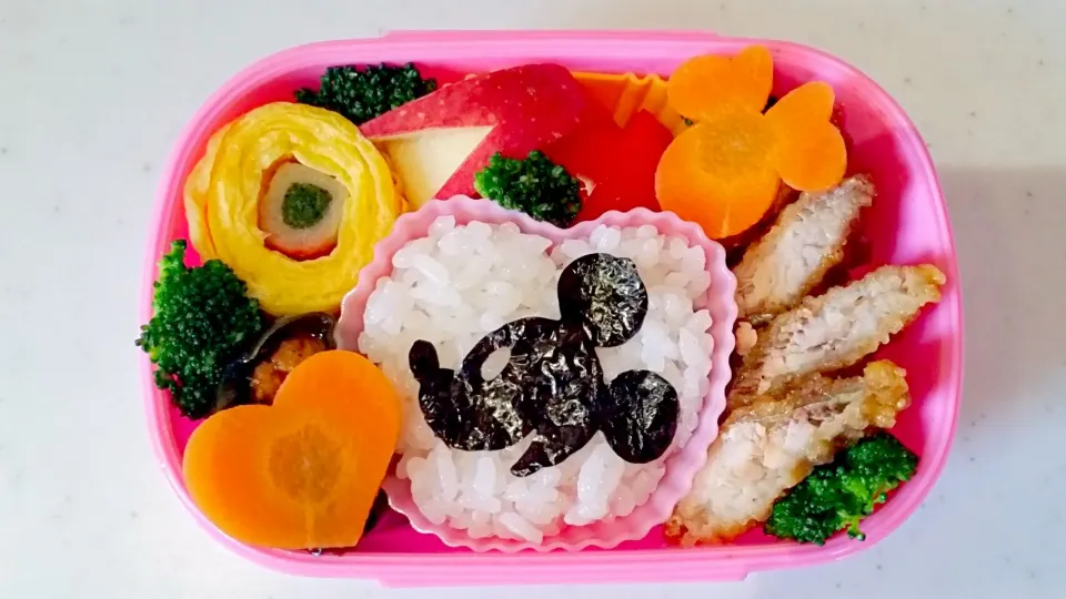 園児のお弁当 ミッキー|いくさん