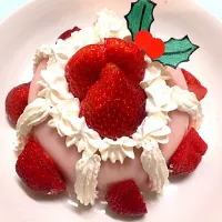 Snapdishの料理写真:クリスマスケーキ|ノンタンさん