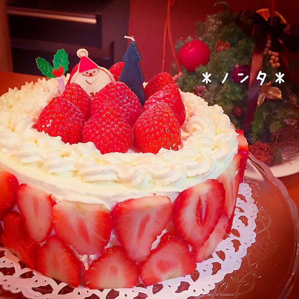 クリスマスケーキ2014♡|＊ノンタ＊さん