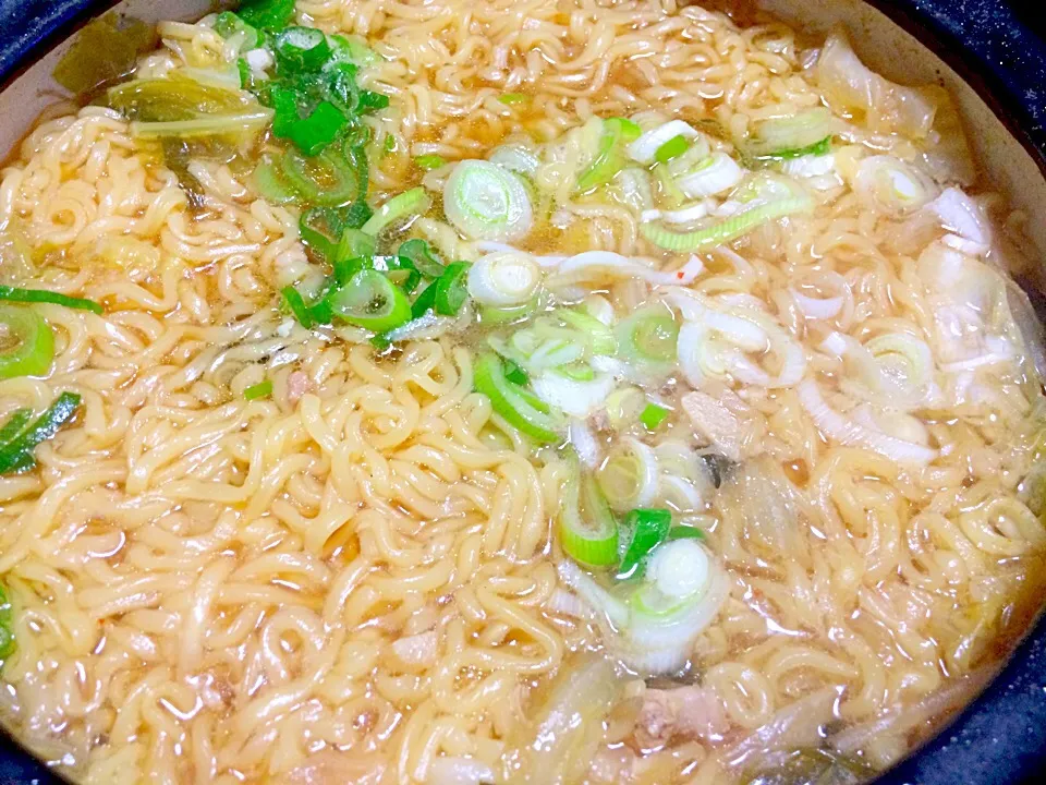 モツ鍋風…〆は乾麺で|風流料理人さん