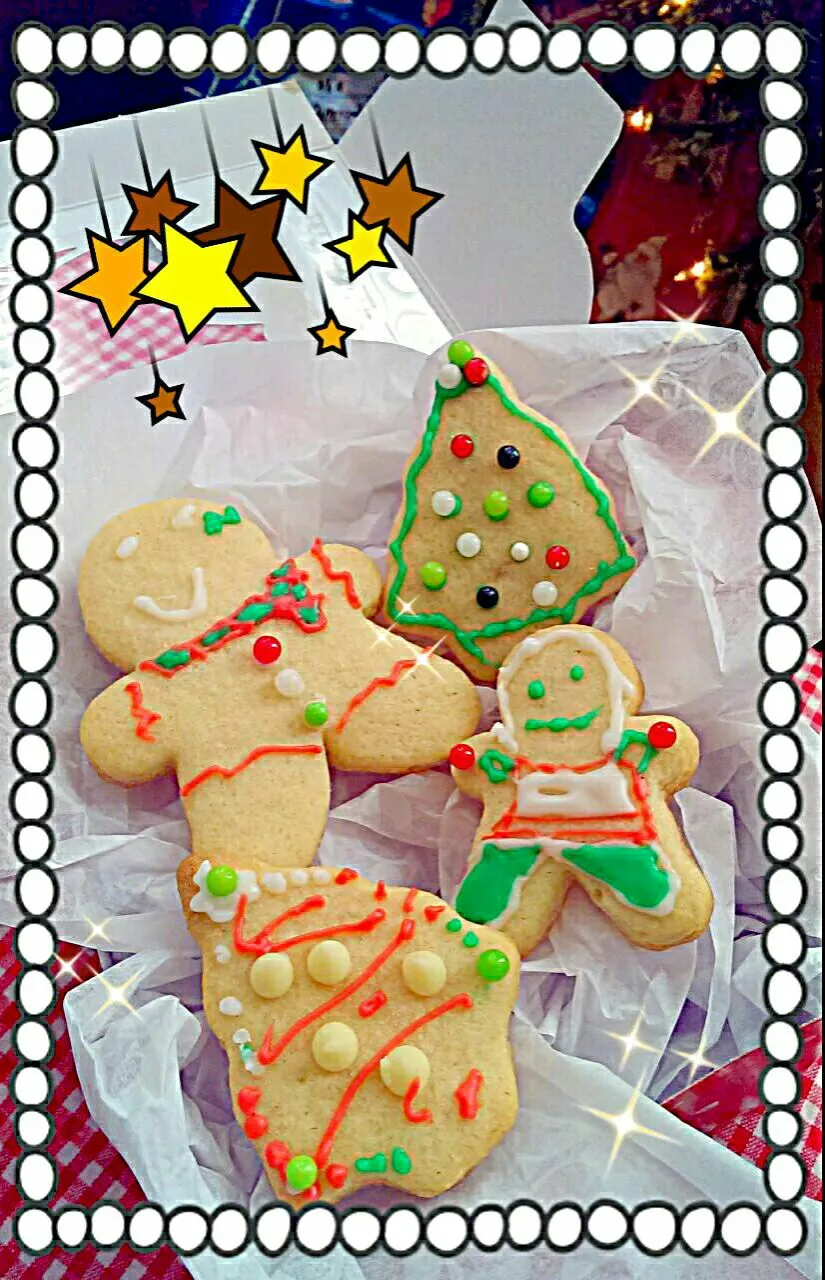 🍪Made by 6 year old🍪  Xmas presents for her teacher!🎄 六歳の娘作|The Reinhartsさん