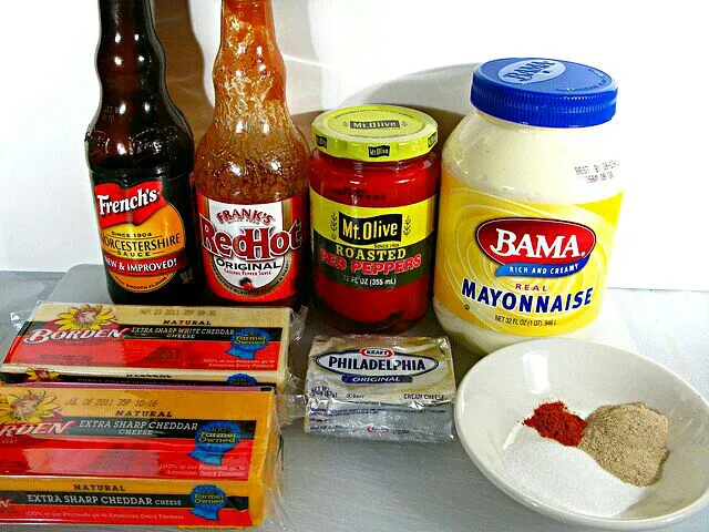 Ingredients for Southern Pimento Cheese Sandwiches 🍞 😃 🍞 #Christmas #Party 2014 #Holidays/Celebrations|Alisha GodsglamGirl Matthewsさん