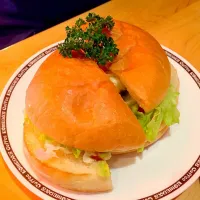 Snapdishの料理写真:コメダ ハンバーガー|もへさん