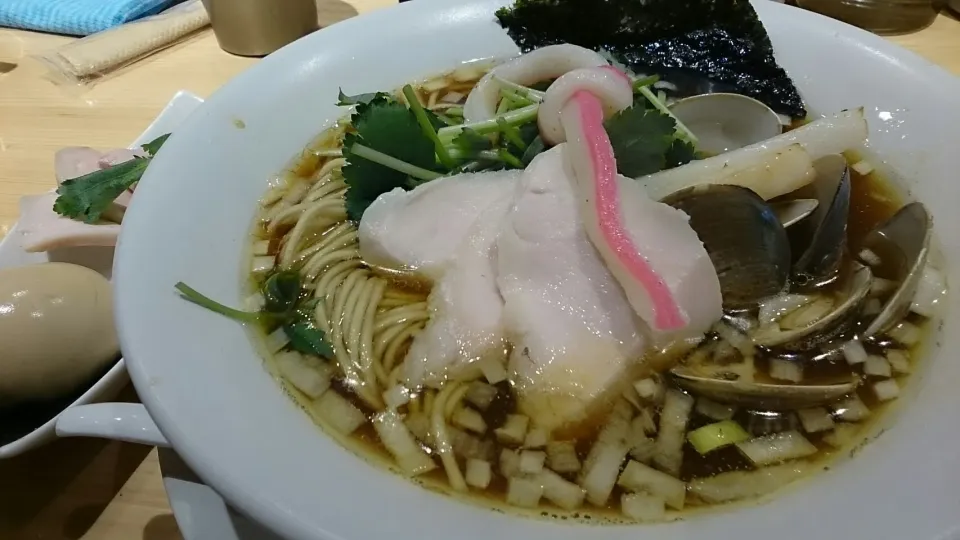 特製鶏・煮干・蛤のトリプルSOBA|サイファさん