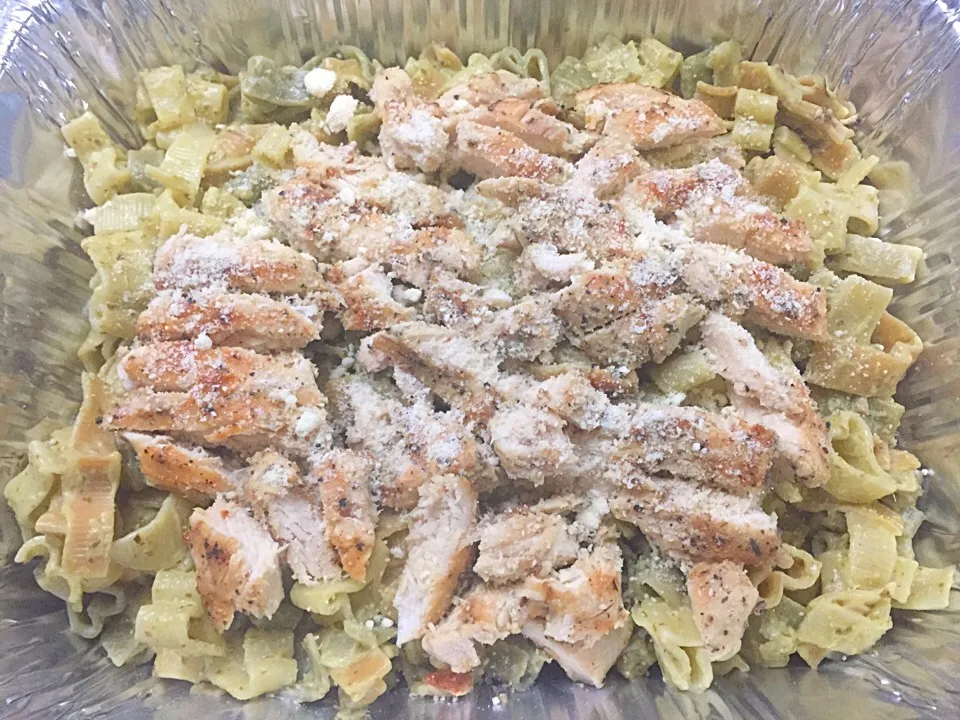 Chicken Creamy Pesto Pasta|Queenさん