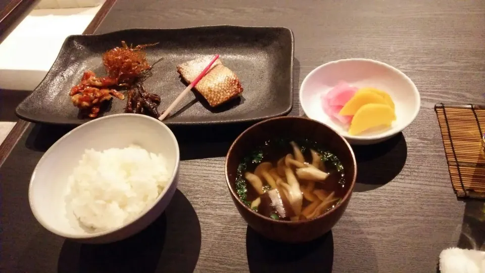 鮭味噌漬け旨味添えのご飯セット＠無玄流（東京・東銀座）|273さん