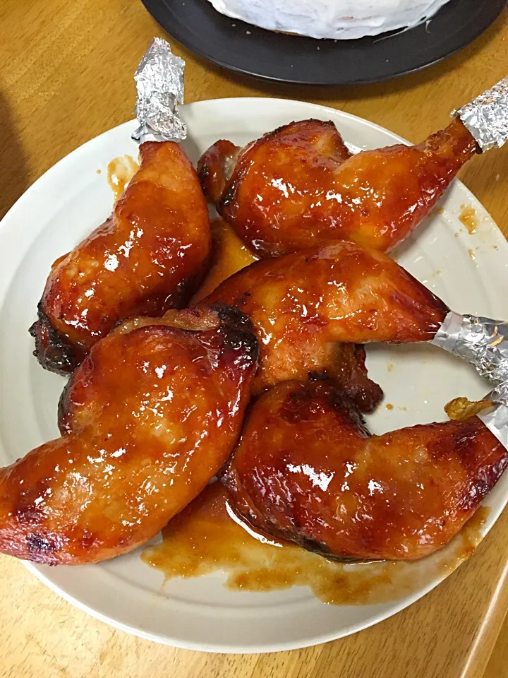 Xmasパーリにはローストチキン🍗|あつさんさん