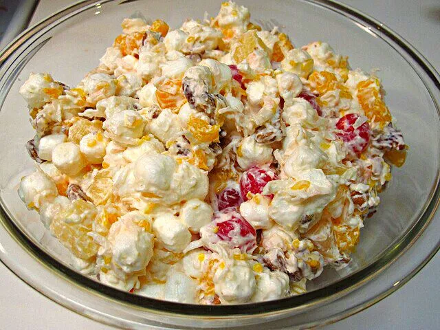 A Southern Favorite Ambrosia #Salad #Christmas 2014 #Fruits #Nuts #Snack/Teatime #Dessert #Side dish #Lunch #Dinner|Alisha GodsglamGirl Matthewsさん