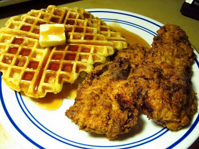 My Mom's Southern Fried #Chicken & Waffles #Breakfast/Brunch #Beignet / Pancake  #Lunch #Dinner 2014|Alisha GodsglamGirl Matthewsさん