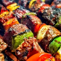 Snapdishの料理写真:Grilled Steak Shish Kabob|The Culinary Fanaticさん