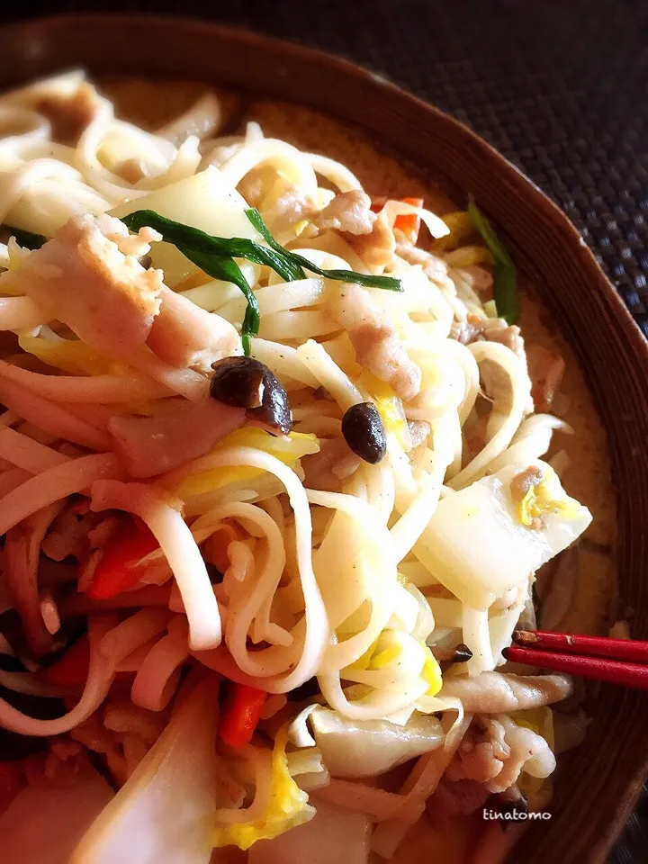 シンプルな味つけが好みの、焼うどん！|Tina Tomoko😋さん