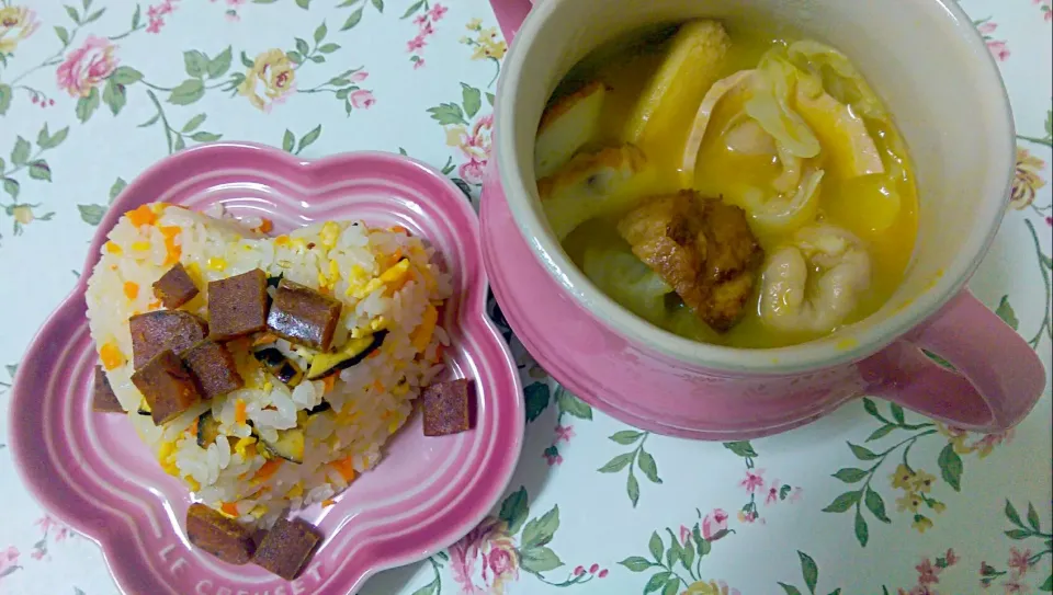 烏魚子炒飯_南瓜牛奶鍋|蔡小倩さん