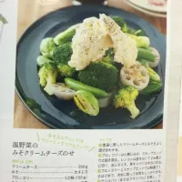 Snapdishの料理写真:温野菜のみそクリームチーズのせ|Mina Kuniyoshiさん