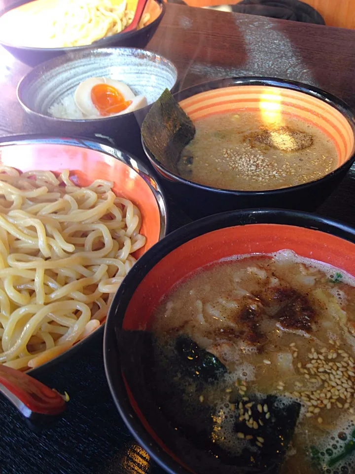 ベジポタつけめん・肉汁つけめん@初代麺松(櫛引町)|みっさんさん