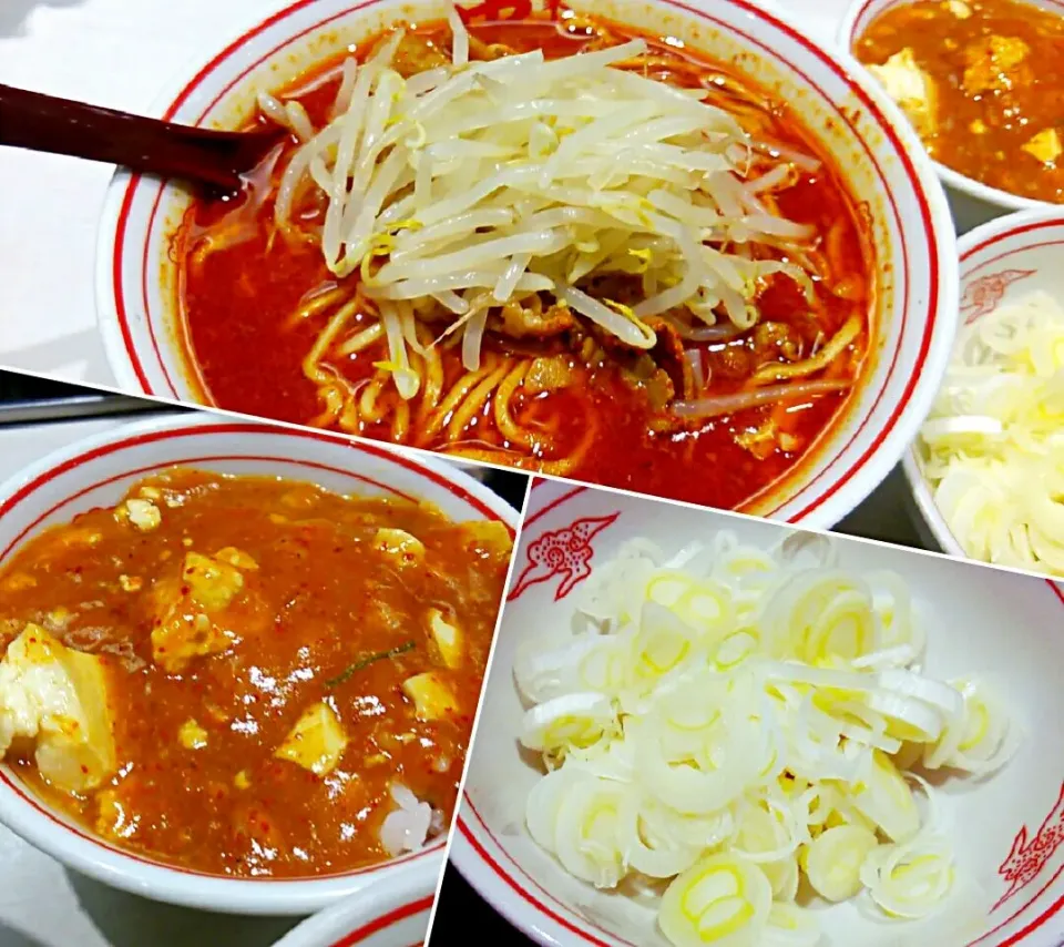 Snapdishの料理写真:蒙古タンメン中本 東池袋店
北極ラーメン 830円
ネギ 60円
プチ麻婆丼 120円
#ラーメン #東京都豊島区 #池袋駅|しんたたさん