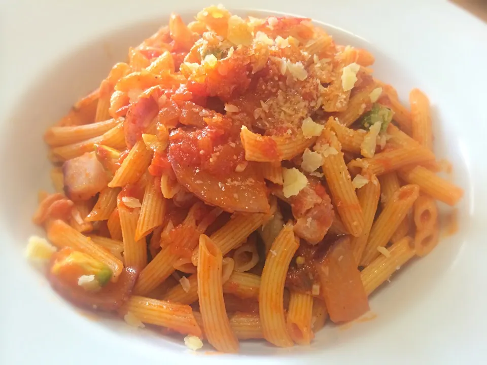 Tomato sauce penne|Masakiさん