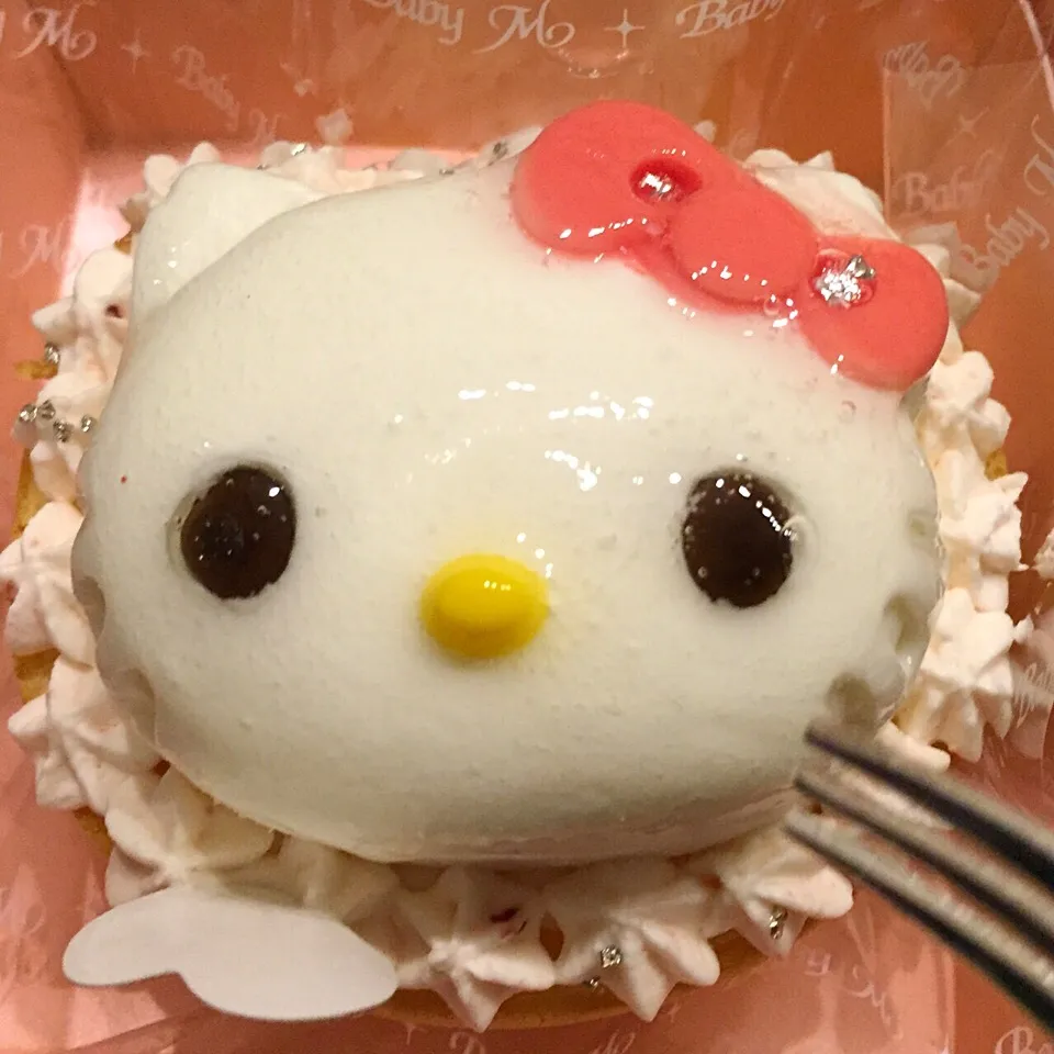 Snapdishの料理写真:キティーちゃんのケーキ|けいこさん