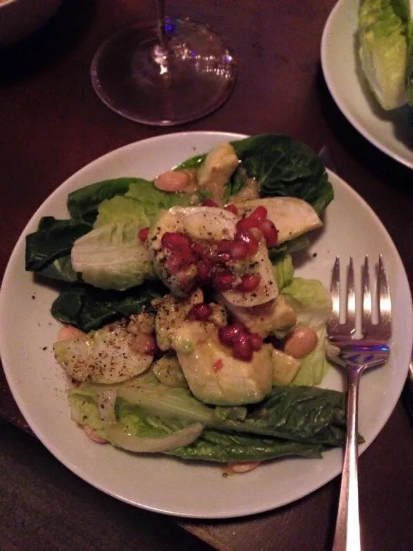 Little Gem Lettuce, Avocado, Fennel, Pomegranate and Marcona Almonds Salad|Christine pavelkaさん