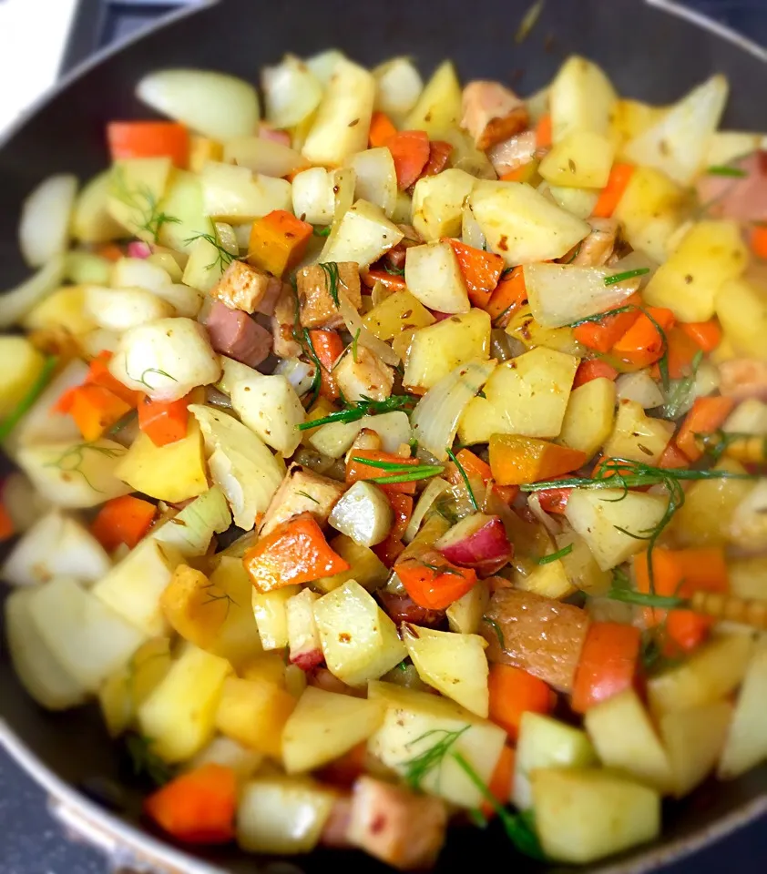 とん畑の冬野菜でカレーの具|tonさん