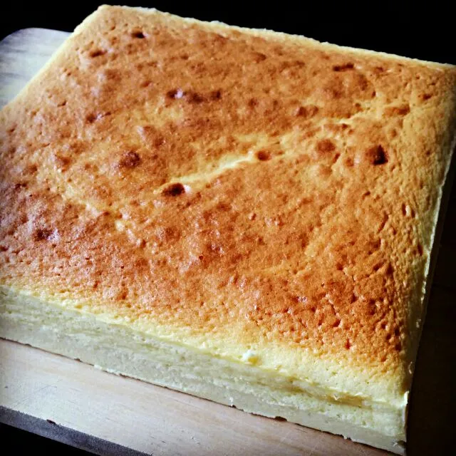 Japanese cotton cheese cake.. (a thin one 😀)|Sarah Abd Rahmanさん